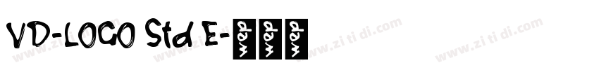 VD-LOGO Std E字体转换